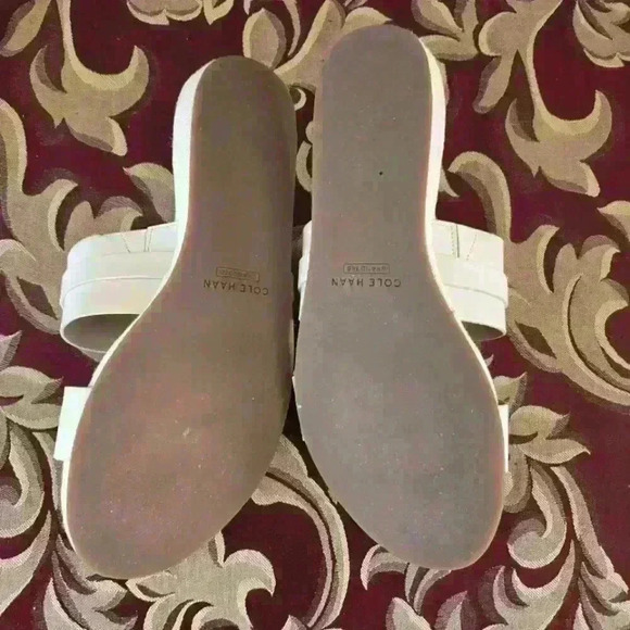 Cole Haan Feancine Demi Wedge Slide -Size 10B Ivory - Picture 2 of 6